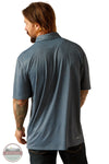 Ariat 10055187 All Over Southwest Print Short Sleeve Polo Shirt in Blue, rear