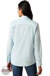 Ariat 10055207 VentTEK Allover Print Long Sleeve Shirt in Light Teal, rear