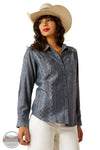 Ariat 10055215 Billie Jean Print Long Sleeve Shirt, front