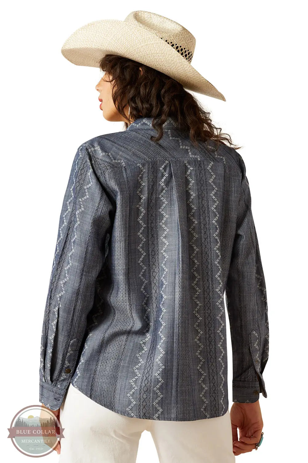 Ariat 10055215 Billie Jean Print Long Sleeve Shirt, rear