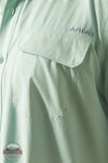 Ariat 10055230 VentTEK Outbound Fitted Short Sleeve Shirt in Teal, pocket