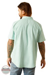 Ariat 10055230 VentTEK Outbound Fitted Short Sleeve Shirt in Teal, rear
