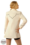 Ariat 10058547 Parton One Button Blazer in Cream, rear