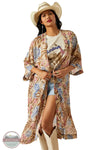 Ariat 10058548 Floral Open Front Duster, front