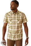 Ariat 10058710 Hubie Short Sleeve Retro Plaid Shirt, front