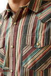Ariat 10058714 Haven Retro Stripe Short Sleeve Shirt, zoom