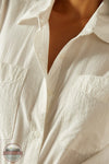 Ariat 10058717 Sleeveless Vacation Snap Shirt in White, zoom