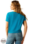 Ariat 10058774 Short Sleeve Cowgirl T-Shirt in Blue, rear