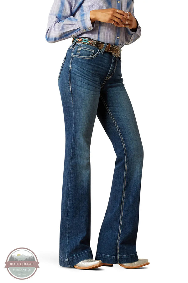 Ariat 10058912 High Rise Paula Slim Trouser Leg Jeans, front