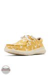 Ariat 10061129 Hilo Steerhead Doodle Moc in Yellow, side