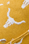 Ariat 10061129 Hilo Steerhead Doodle Moc in Yellow, design