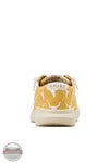 Ariat 10061129 Hilo Steerhead Doodle Moc in Yellow, rear