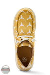Ariat 10061129 Hilo Steerhead Doodle Moc in Yellow, top