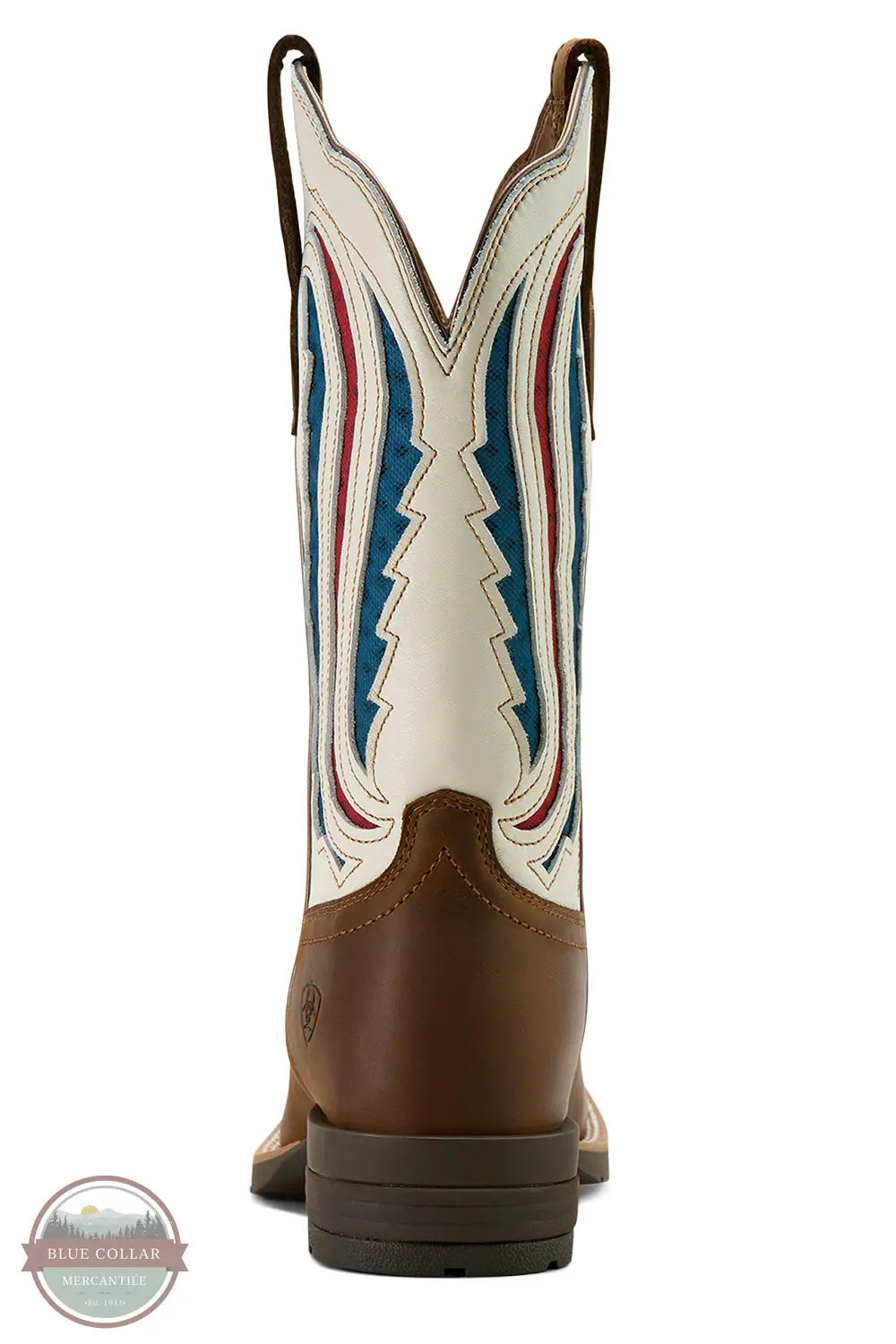 Ariat 10061143 Hybrid Rancher VentTEK 360 Western Boots in White, heel