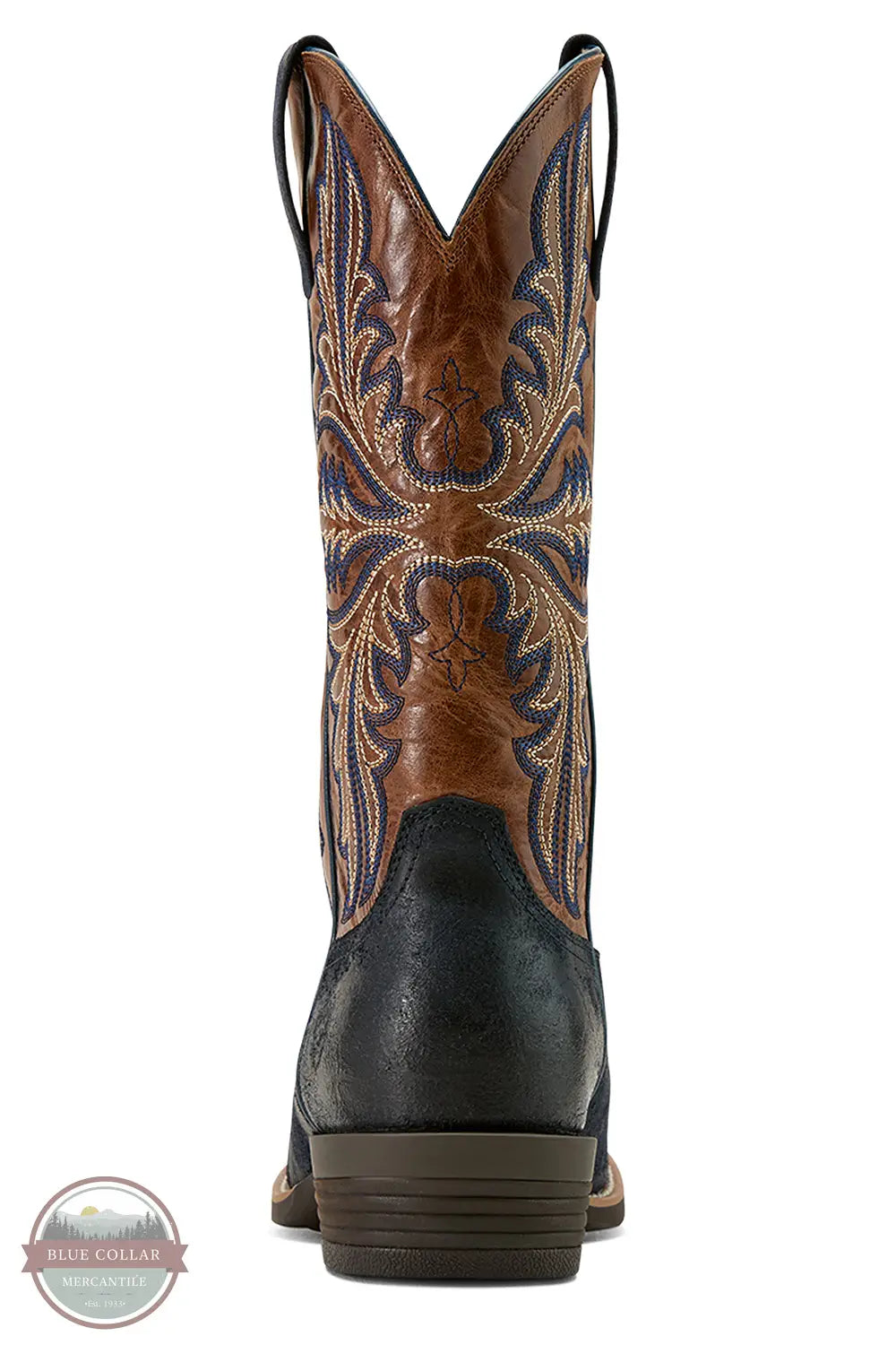 Ariat 10061157 Hustler Midnight Blue Western Boots, rear