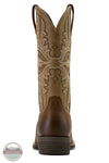 Ariat 10061158 Hustler Earth Western Boots in Brown, rear