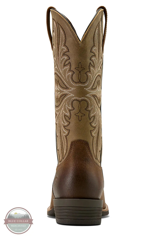 Ariat 10061158 Hustler Earth Western Boots in Brown, rear