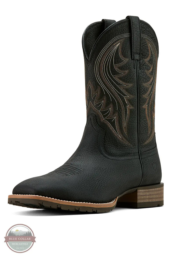 Ariat 10061277 Hybrid Rancher Jasper Western Boots in Black, side