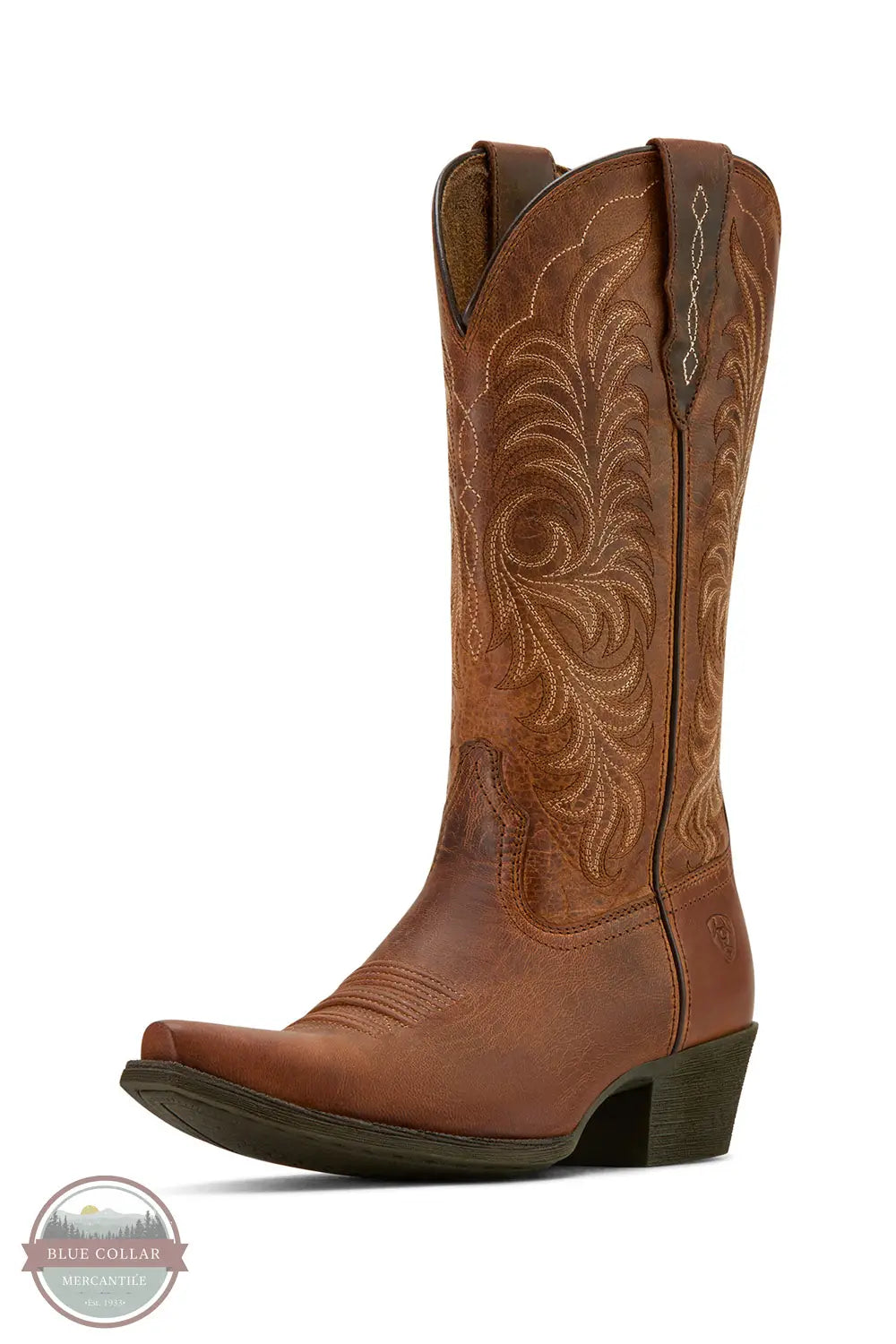 Ariat 10061307 Heritage X Toe StretchFit Western Boots in Brown, side