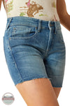 Ariat 10061389 Maren 5" Shorts in Medium Wash, front