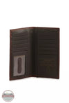 Ariat A3550002 Center Ridge Rodeo Checkbook Wallet in Brown Inside View
