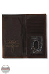 Ariat A3551244 Youth Boot Stitch Rodeo Checkbook Wallet Inside View