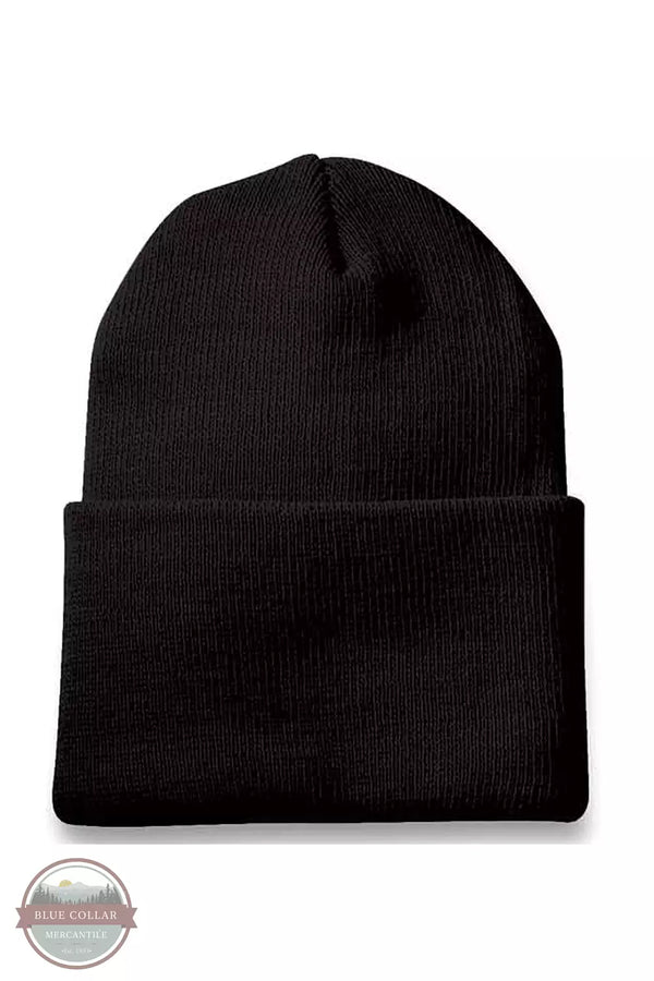 Broner 61 Super Stretch Cuff Cap Black Front View