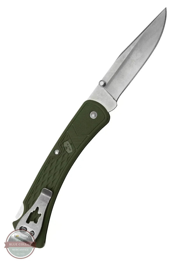 Buck 0110ODS2 Buck 110 Slim Pro Folding Pocket Knife in Green back