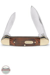 Buck 0389BRS Buck 389 Canoe Folding Pocket Knife with Woodgrain Handle both blades