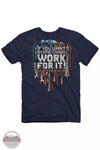 Buckwear 2397 Blue Collar Work T-Shirt Back View