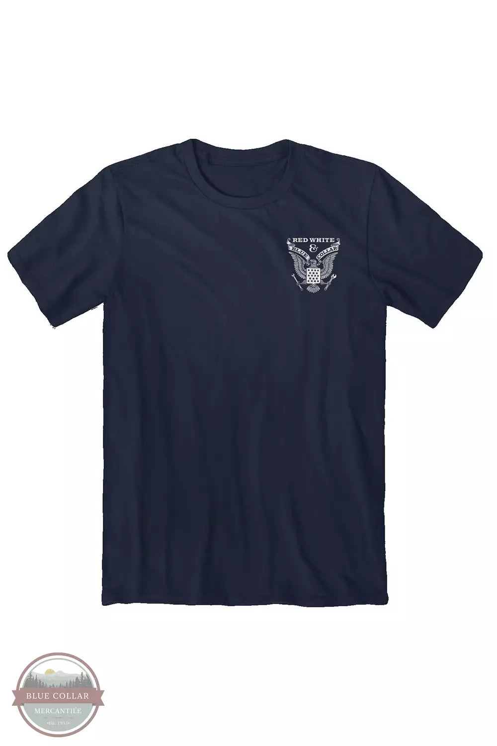 Buckwear 2397 Blue Collar Work T-Shirt Front View