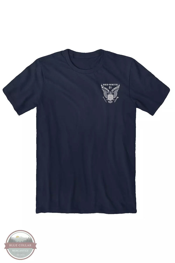Buckwear 2397 Blue Collar Work T-Shirt Front View