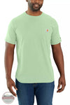 Carhartt 104616 Force® Relaxed Fit Midweight Short-Sleeve Pocket T-Shirt Aventurine Front View