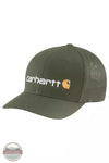 105353 Rugged Flex Fitted Canvas Mesh-Back Logo Graphic Cap