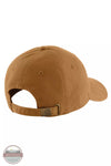 Carhartt 106271 Canvas Floral Graphic Ball Cap Carhartt Brown Back View