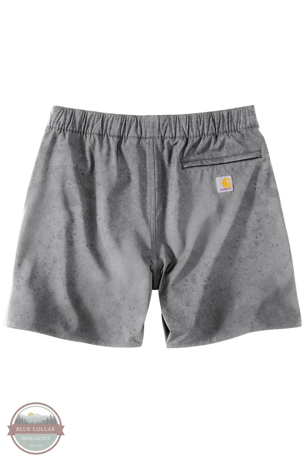 Carhartt 106843 Force Sun Defender Relaxed Fit Shorts in gray, rear