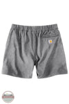 Carhartt 106843 Force Sun Defender Relaxed Fit Shorts in gray, rear