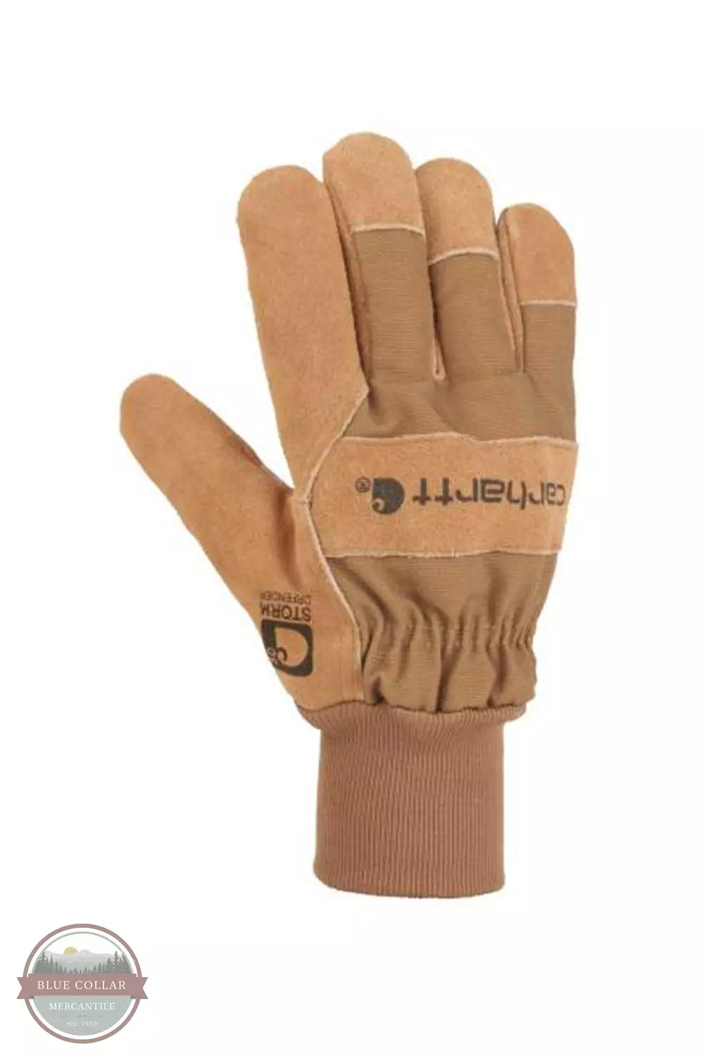Carhartt Men s Waterproof Breathable Suede Work Gloves Brown