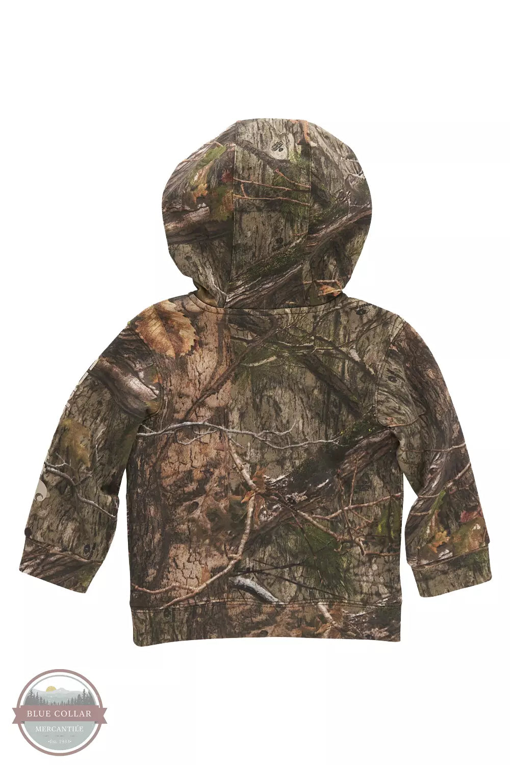 Carhartt CA6433 Camo Half Zip Long Sleeve Sweatshirt, rear