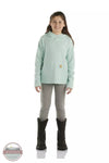 Carhartt CA9982 Long Sleeve Thermal Hoodie Pastel Turquoise Full View
