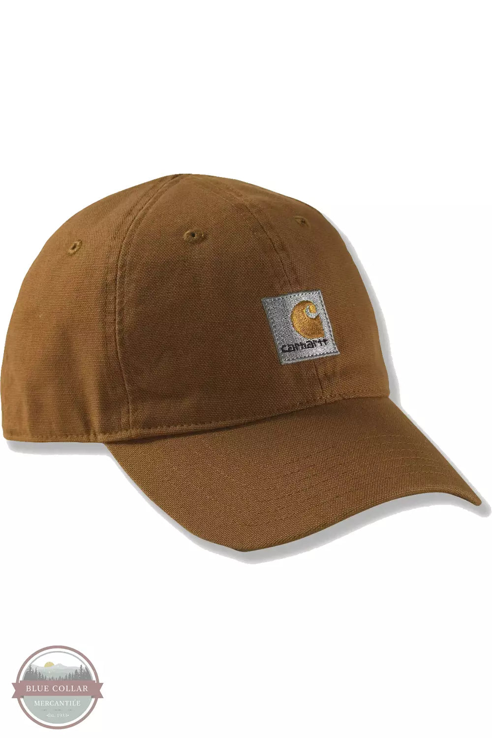 Carhartt CB8900 Kids' Signature Canvas Cap Carhartt Brown Profile View