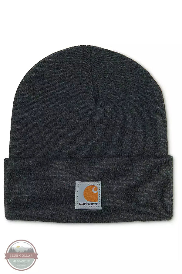 Carhartt CB8905 Kids' Acrylic Watch Hat Charcoal Heather Front View
