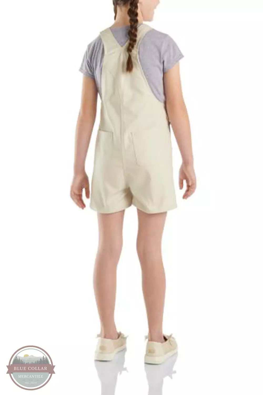 Carhartt CM9745-T72 Loose Fit Canvas Shortall Back View