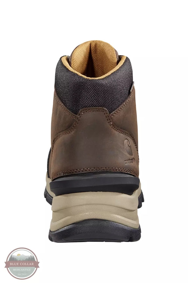 Carhartt FH5550 Gilmore 5 Inch Alloy Toe Work Hiker in Dark Brown Heel View