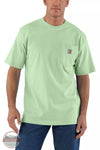 Carhartt K87 Loose Fit Heavyweight Short Sleeve Pocket T-Shirt GD7 Aventurine