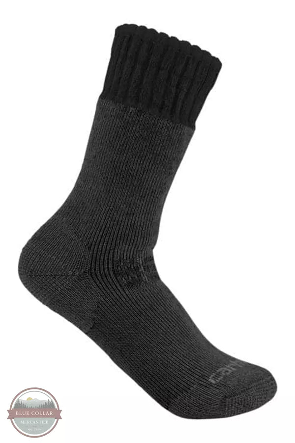 Carhartt SB6600M Heavyweight Synthetic Wool Blend Boot Sock Black Side View
