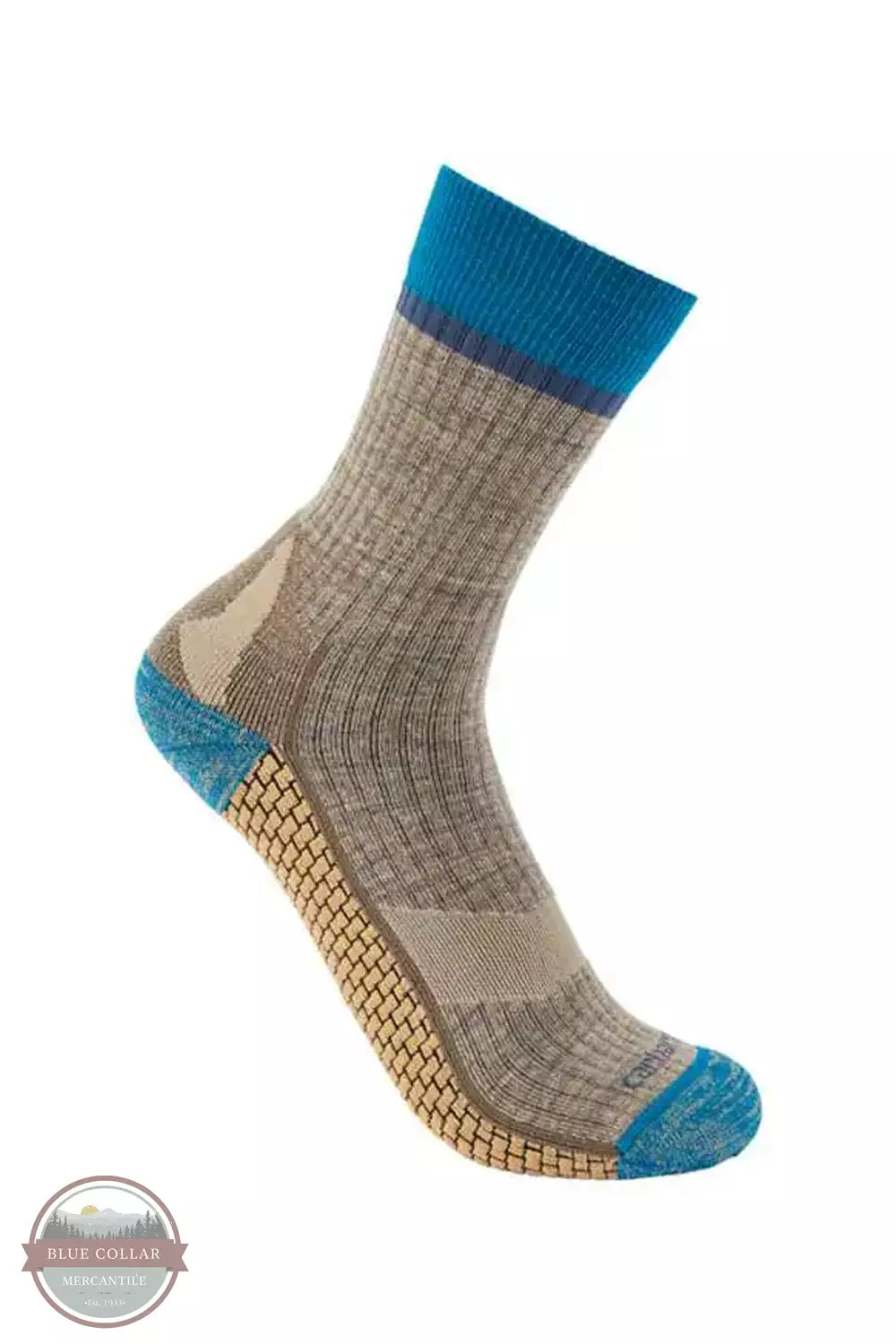 Carhartt SC9270W Ladies Force Grid Midweight Wool Blend Crew Socks Front View