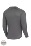 Carhartt UM0223M Force Midweight Micro-Grid Long Sleeve Base Layer Top Asphalt Back View