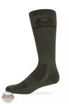 Carolina Ultimate 9774 Realtree Ultra-Dri Casual Crew Socks Olive Side View