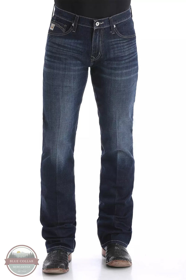 Cinch MB65436001 Slim Fit Ian Jeans in Dark Stonewash Front View